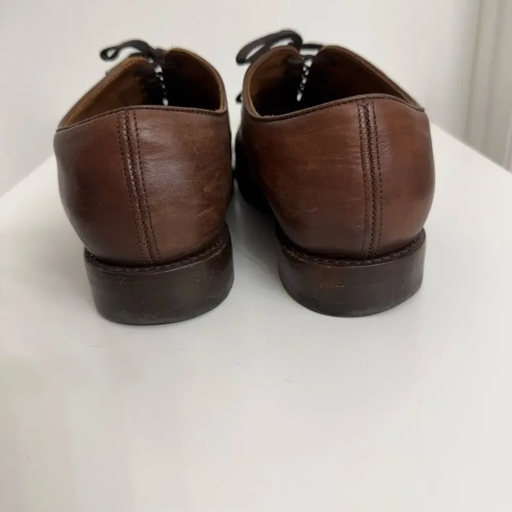 Thursday Boot Co. Executive Cap Toe Oxford Dress Shoes Brown Leather Mens Sz 8.5